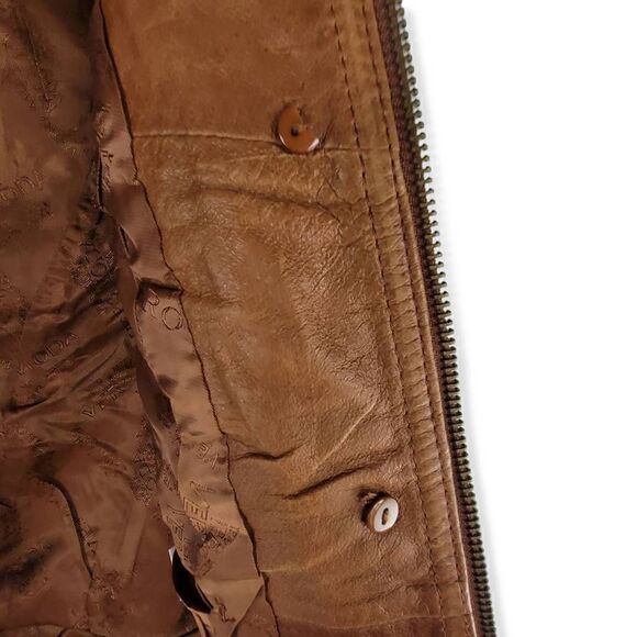 Vero Moda Leather Moto Jacket 160/80A XS - Picture 6 of 10